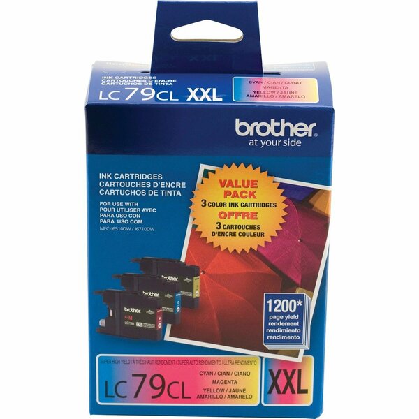 Brother International Super High Yield XXL 3 Pack, 3PK LC793PKS